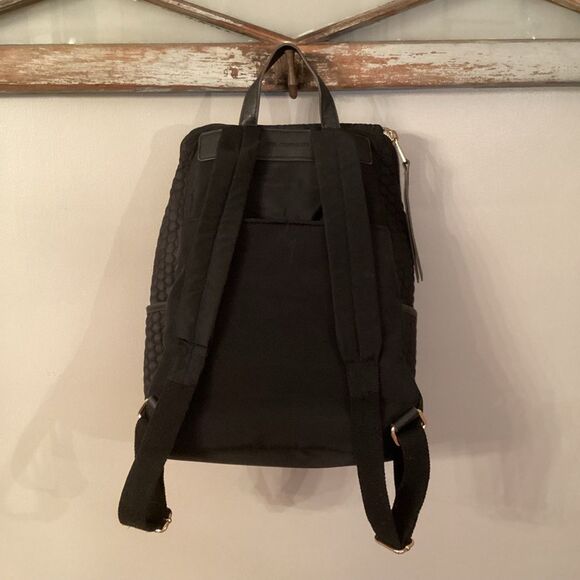 AIMEE KERSTENBERG BLACK QUILTED SARDINA BACKPACK - Picture 6 of 14